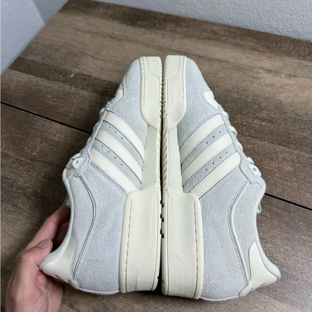 SAMPLE‎ Adidas Rivalry 86 Low Orbit Grey Cream Size 12.5 NEW Sneakerz Shoes